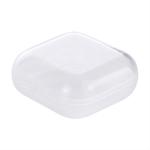 For Apple AirPods Earphone Earplug Type Silicone Ear Caps Packing Box, Size: 38 x 35 x 16mm(Transparent)