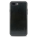 MOFI for iPhone 8 Plus & 7 Plus Shockproof PU Paste PC Protective Back Case(Black)
