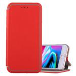 For iPhone 6 Plus & 6s Plus & 7 Plus & 8 Plus Ultra-thin Magnetic Horizontal Flip Shockproof Protective Leather Case with Holder & Card Slot (Red)