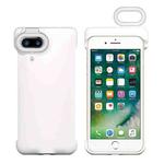 Ring Flash Selfie Fill Light Protective Case For iPhone 8 Plus / 7 Plus(White)
