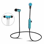 K03 Sports Magnetic Earbuds Wireless Bluetooth V4.2 Stereo Headset with Mic & TF Card Slot, For iPhone, Samsung, Huawei, Xiaomi, HTC and Other Smartphones (Blue)