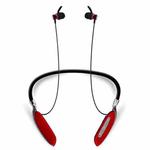 V89 Steel Wire Cord Earbuds Wireless Bluetooth V4.2 Sports Gym HD Stereo Headset with Mic, For iPhone, Samsung, Huawei, Xiaomi, HTC and Other Smartphones(Red)