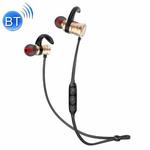 AWEI AK5 Sports Waterproof Earphone Wireless Bluetooth In-ear Headphone with Mic & Smart Magnetic Auto Swtich , For iPhone, Samsung, Huawei, Xiaomi, HTC and Other Smartphones(Gold)