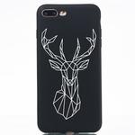 Elk Painted Pattern Soft TPU Case for iPhone 8 Plus & 7 Plus