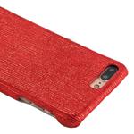 For iPhone 8 Plus & 7 Plus PC Twinkle Stripes Pattern Protective Back Cover Case (Red)