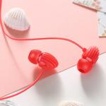 JOYROOM JR-EL112S Conch II 3.5mm Plug Wired Control In-Ear Earphone with Mic, For iPhone, iPad, Galaxy, Huawei, Xiaomi, LG, HTC and Other Smart Phones(Red)