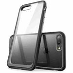 Two-color TPU + Acrylic Back Protective Phone Case for iPhone 8 Plus / 7 Plus(Black)