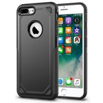 For iPhone 8 Plus & iPhone 7 Plus Shockproof Rugged Armor Protective Case(Black)