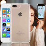 For iPhone 8 Plus & 7 Plus Anti-Gravity Nano-suction Technology Dropproof Transparent TPU Protective Back Cover Case(Transparent)