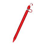 Apple Pen Cover Anti-lost Protective Cover for Apple Pencil (Red)