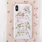 For iPhone X / XS Floral Pattern Soft Case