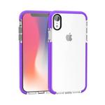 Basketball Texture Anti-collision TPU Case for    iPhone X / XS(Purple)