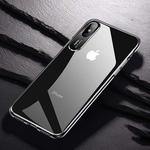 TOTUDESIGN Clear Crystal Series Transparent PC Case for    iPhone X / XS   (Black)