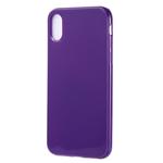 Candy Color TPU Case for iPhone X / XS(Purple)