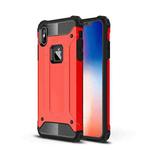 For iPhone XS Max TPU + PC Armor Combination Back Cover Case(Red)