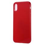 For iPhone XS Max Candy Color TPU Case(Red)