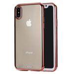 Ultra-thin Electroplating TPU Protective Case for  iPhone XS Max(Rose Gold)