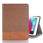 Cross Texture Horizontal Flip PU Leather Case for iPad Pro 12.9 inch (2018), with Holder & Card Slots & Wallet (Brown)