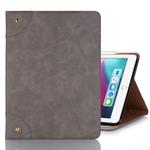 Retro Book Style Horizontal Flip PU Leather Case for iPad Pro 12.9 inch (2018), with Holder & Card Slots & Wallet (Grey)
