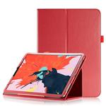 Litchi Texture Horizontal Flip Leather Case for iPad Pro 11 inch 2018, with Holder & Sleep / Wake-up Function (Red)