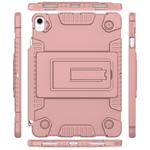 Full Coverage Silicone Shockproof Case for iPad Pro 11 inch (2018), with Adjustable Holder (Rose Gold)