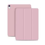 Horizontal Flip Ultra-thin Double-sided Clip Magnetic PU Leather Case for iPad Pro 11 inch (2018) / iPad Air (2020) 10.9, with Three-folding Holder & Sleep / Wake-up Function(Rose Gold)