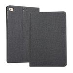 Cloth Texture TPU Horizontal Flip Leather Case for iPad Mini 2019 & Mini 4, with Holder (Black)