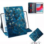 Apricot Blossom Pattern Horizontal Flip Leather Case for iPad Mini (2019) / 4 / 3 / 2 / 1, with Holder & Card Slot & Wallet