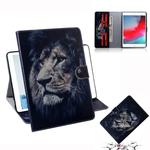 Lion Pattern Horizontal Flip Leather Case for iPad Mini (2019) / 4 / 3 / 2 / 1, with Holder & Card Slot & Wallet
