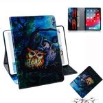 Oil Owl Pattern Horizontal Flip Leather Case for  iPad Pro 11 inch (2018), with Holder & Card Slot & Wallet