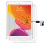 2 PCS For iPad 10.2 2021 / 2020 / 2019 9H Straight Edge Explosion-proof Tempered Glass Film