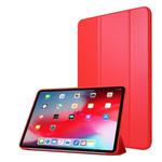For iPad Pro 11 (2020) PC + PU Leather Tablet Case with Three-folding Holder(Red)