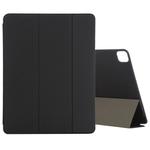 For iPad Pro 11 (2020) PC + PU Magnetic Leather Tablet Case with Three-folding Holder (Black)