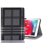 Plaid Texture Horizontal Flip PU Leather Case for iPad Pro 11 inch (2018), with Holder & Card Slots & Wallet(Grey)