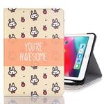 Rabbits Pattern Horizontal Flip Leather Case for iPad Pro 11 inch (2018),with Card Slots & Holder & Wallet & Photo Frame & Pen slot