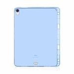 Highly Transparent TPU Soft Protective Case for iPad Pro 11 inch (2018), with Pen Slot (Blue)