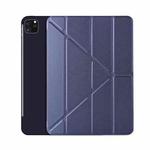 Horizontal Flip Ultra-thin Magnetic PU Leather Case for iPad Pro 11 inch 2018/2020/2021, with  Sleep / Wake-up Function(Dark Blue)