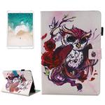 For iPad Pro 10.5 inch Butterfly and Owl pattern Horizontal Flip Leather Protective Case with Holder & Card Slots & Sleep