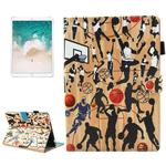 For iPad Pro 10.5 inch Basketball Sports Pattern Horizontal Flip Leather Protective Case with Holder & Card Slots & Sleep