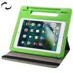 360 Degree Rotation Leather Case + Removable EVA Bumper Protective Cover for iPad 10.2 / iPad Air 10.5 （2019） / iPad Pro 10.5 inch, with Handle & 3 Gears Holder & Sleep / Wake-up(Green)