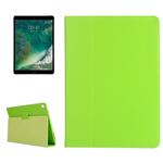 For iPad Pro 10.5 inch Litchi Texture 2-fold Horizontal Flip Leather Case with Holder(Green)