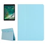 For iPad Pro 10.5 inch Litchi Texture 2-fold Horizontal Flip Leather Case with Holder(Baby Blue)