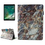 For iPad Pro 10.5 inch Brown Marble Pattern Horizontal Flip Leather Protective Case with Holder & Card Slots & Wallet & Pen Slot &Sleep / Wake-up