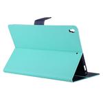 For iPad Pro 10.5 inch Anti-slip Horizontal Flip Leather Protector Case with Holder(Mint Green)