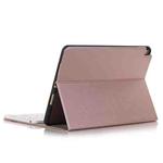 Bluetooth Keyboard Ultrathin Horizontal Flip Leather Tablet Case for iPad Pro 10.5 inch, with Holder & Pen Groove (Rose Gold)