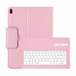 IP105 For iPad Pro 10.5 inch Detachable Bluetooth Keyboard + Litchi Texture Horizontal Flip Leather Tablet Case with Holder(Pink)