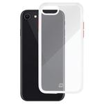 For iPhone SE 2022 / SE 2020 MOMAX Dynamic TPU + PC Transparent Protective Case(White)