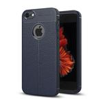 For iPhone 5 & 5s & SE TPU Shockproof Protective Back Cover Case (Navy Blue)