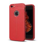 For iPhone 5 & 5s & SE TPU Shockproof Protective Back Cover Case (Red)