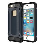 Tough Armor TPU + PC Combination Case for iPhone iPhone SE & 5 & 5s(Dark Blue)